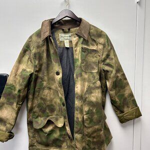 Like new, Barely worn if at all, LL Bean Camo Barn jacket